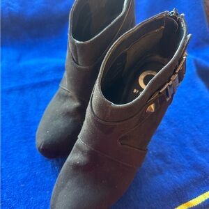 Guess Black Ankle Booties with Studded Detail